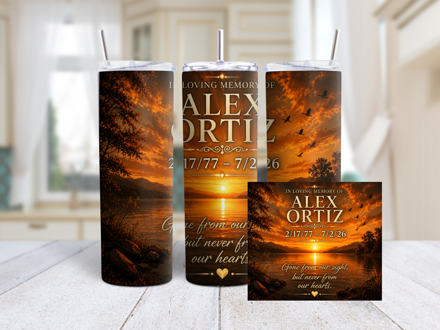 Alex Ortiz Memorial Tumbler Fundraiser