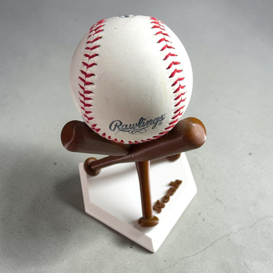 3D Printed Baseball Display Stand | Optional Personalized Name | Baseball Holder Gift