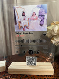 Custom Acrylic Music Plaque – Personalized Song & Photo Gift