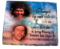 Custom Memorial Stone Slate – Personalized Tribute Plaque