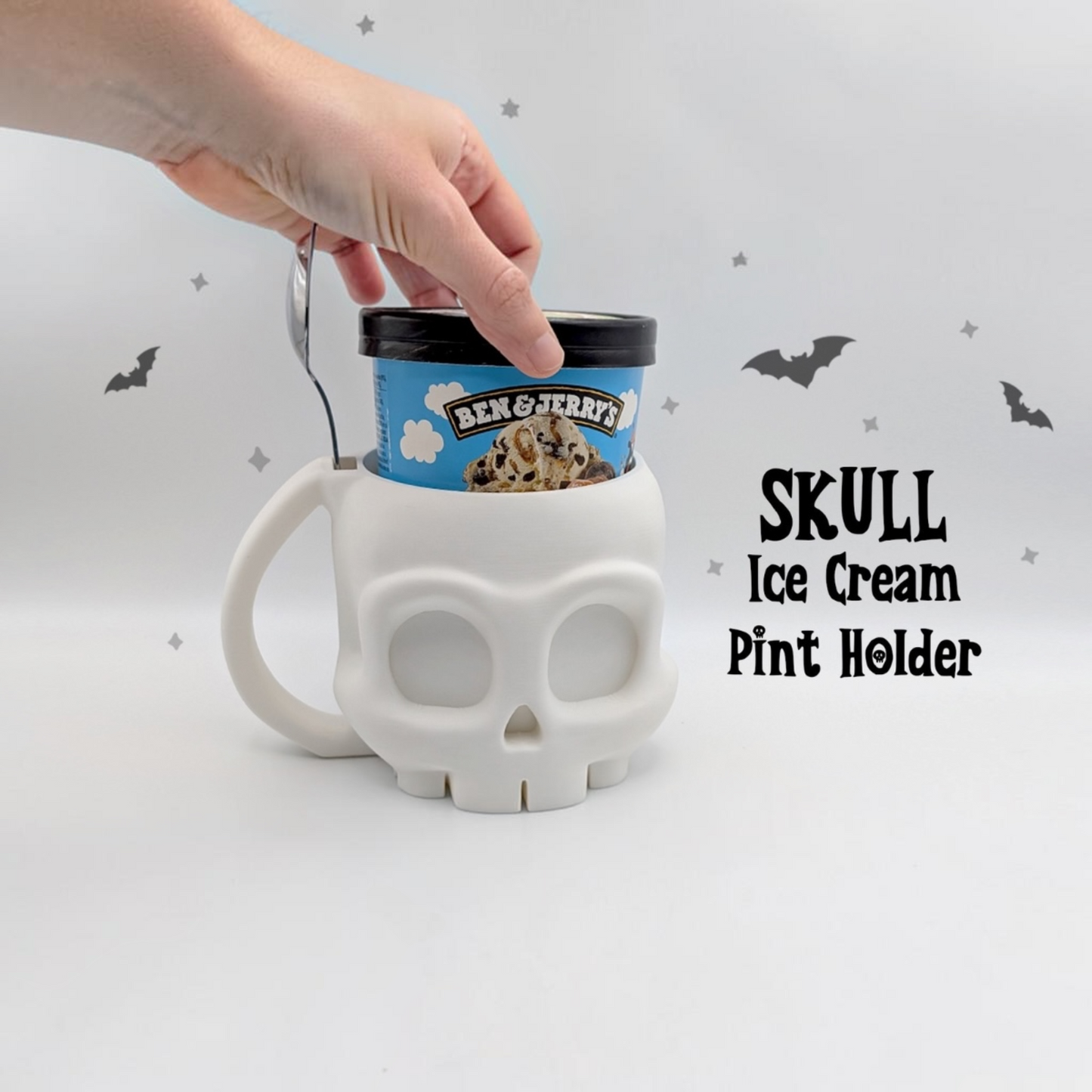 Skull Ice Cream Holder