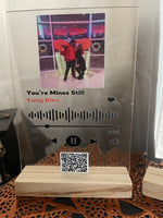 Custom Acrylic Music Plaque – Personalized Song & Photo Gift