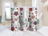 Hold My Hand, Hold My Heart, Family Personalized Custom 3D Inflated Effect Printed Tumbler, Gift For Grandma, Mothers Day Gift 2024