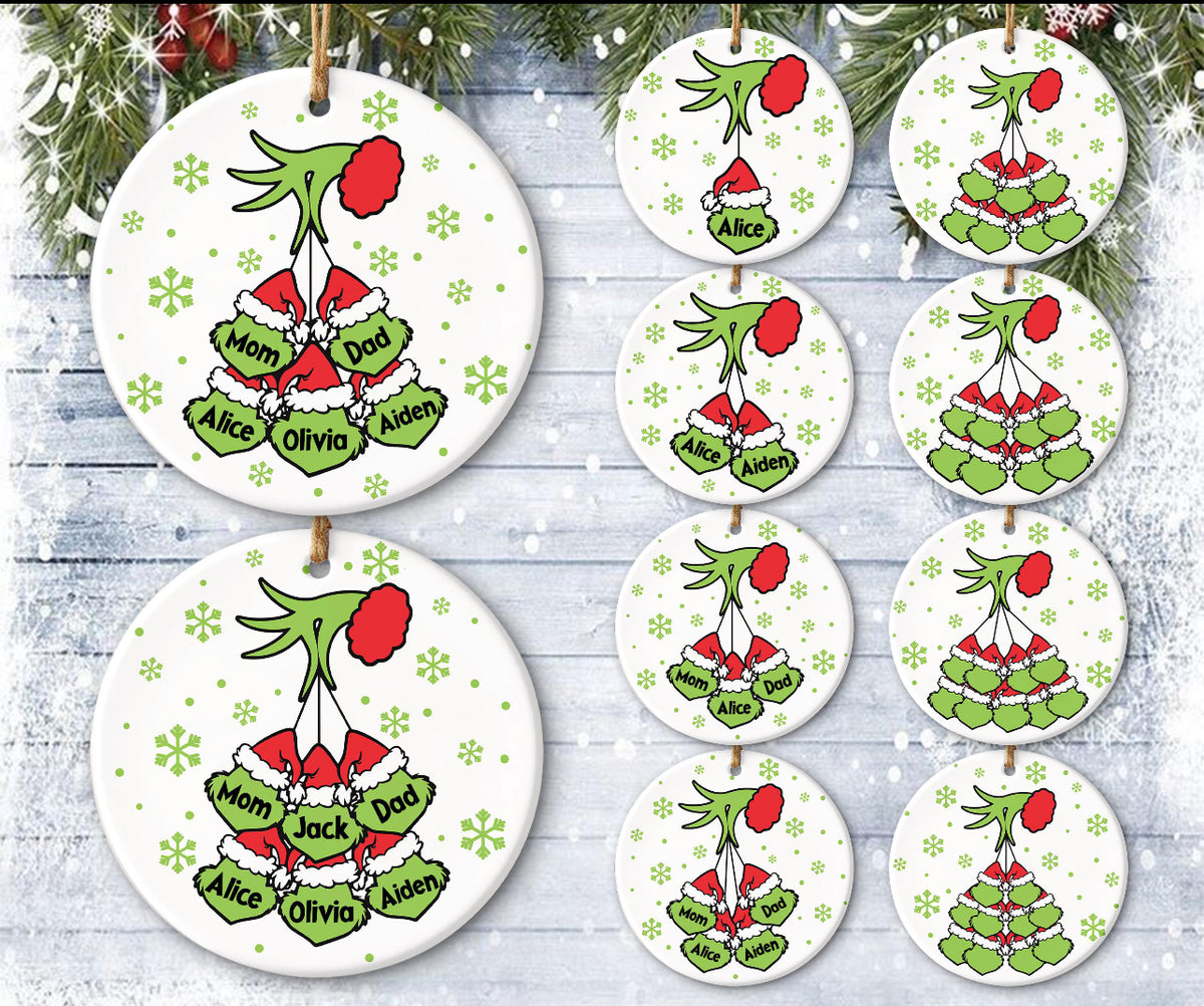Grinch Personalized Ornaments