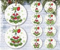 Grinch Personalized Ornaments