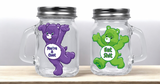 Snarky Bear Shot Glass – Custom Sassy Mini Mason Jar