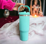 30oz Flip Top Tumbler W/ A HANDLE