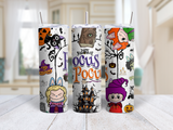 20oz Hocus Pocus Halloween Tumbler | Glow-in-the-Dark Option | Cute Witch Sisters Cup | Spooky Season Stainless Steel Drinkware | Fall Gift for Her
