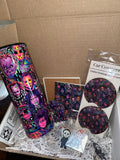 1-Aa Horror Boo Box – Spooky Gift Set with 20oz Tumbler, Car Coasters, Ceramic Coaster, Keychain & Decals | Ultimate Treat for Horror Fans