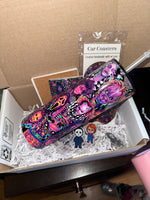 1-Aa Horror Boo Box – Spooky Gift Set with 20oz Tumbler, Car Coasters, Ceramic Coaster, Keychain & Decals | Ultimate Treat for Horror Fans