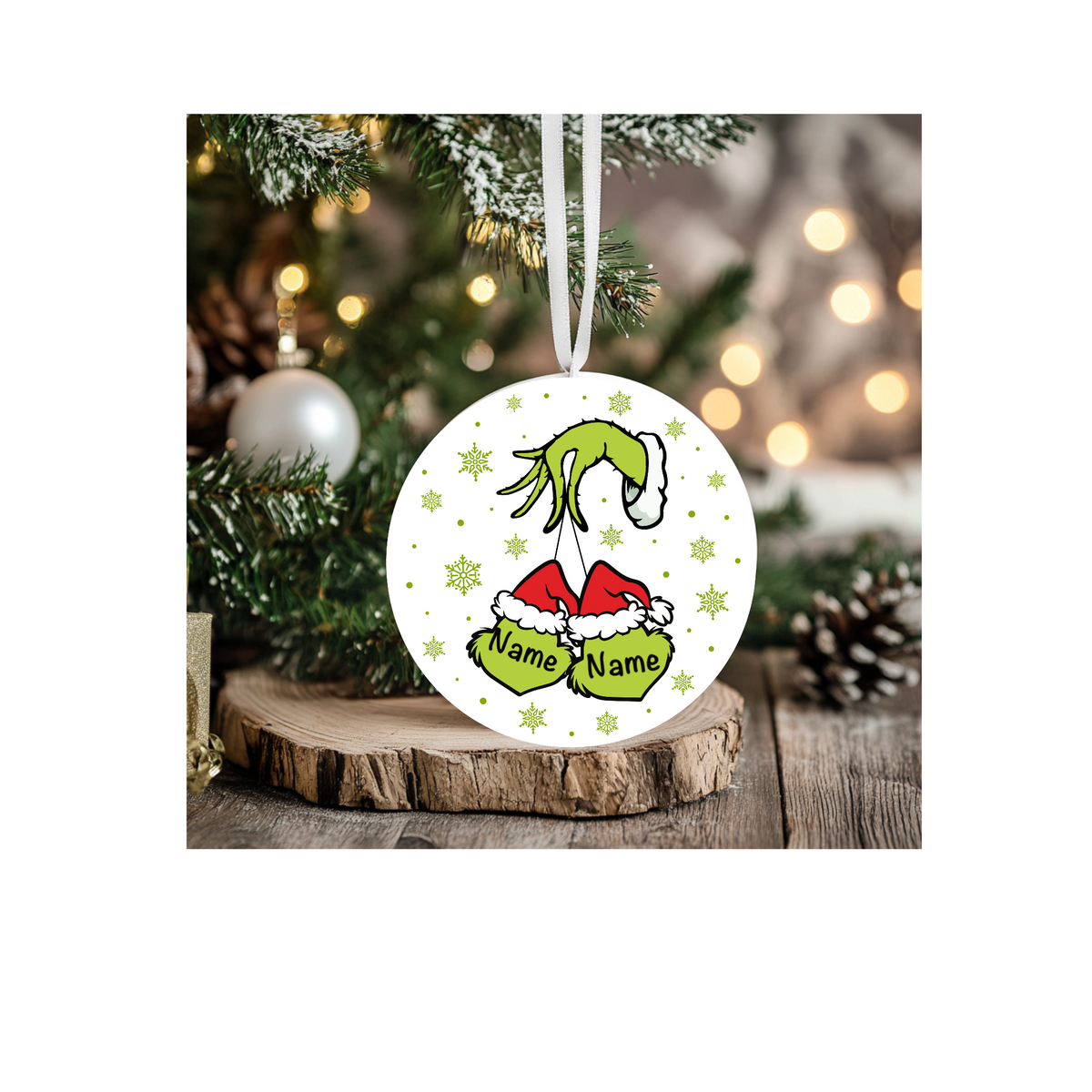 Grinch Personalized Ornaments