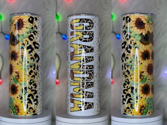 Sunflower Grandma Tumbler