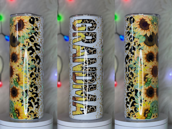 Sunflower Grandma Tumbler