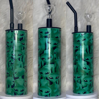 1-32. Glow in the dark, alien hookah Tumblr