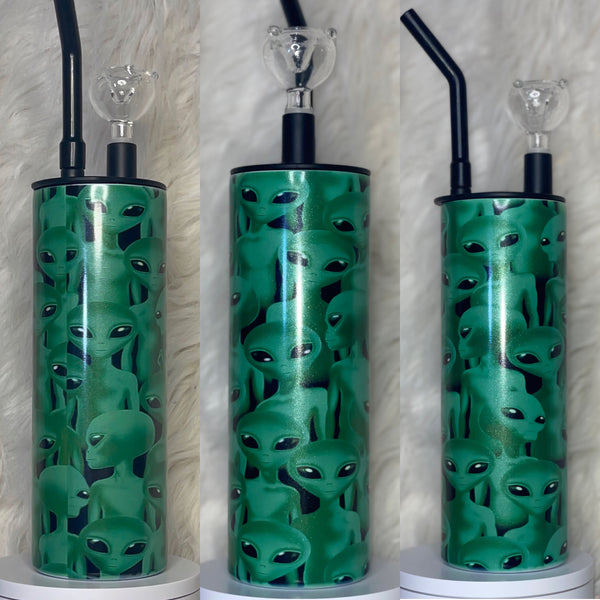 1-32. Glow in the dark, alien hookah Tumblr