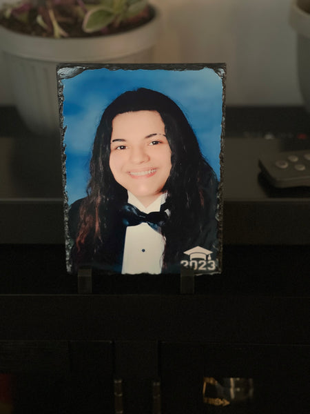 Custom photo slate stones